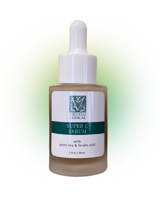 Super C Serum 20% Vitamin C + Ferulic Acid Antioxidant Complex Viriditas Clinical