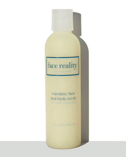 Face Reality Mandelic Face and Body Scrub bottle