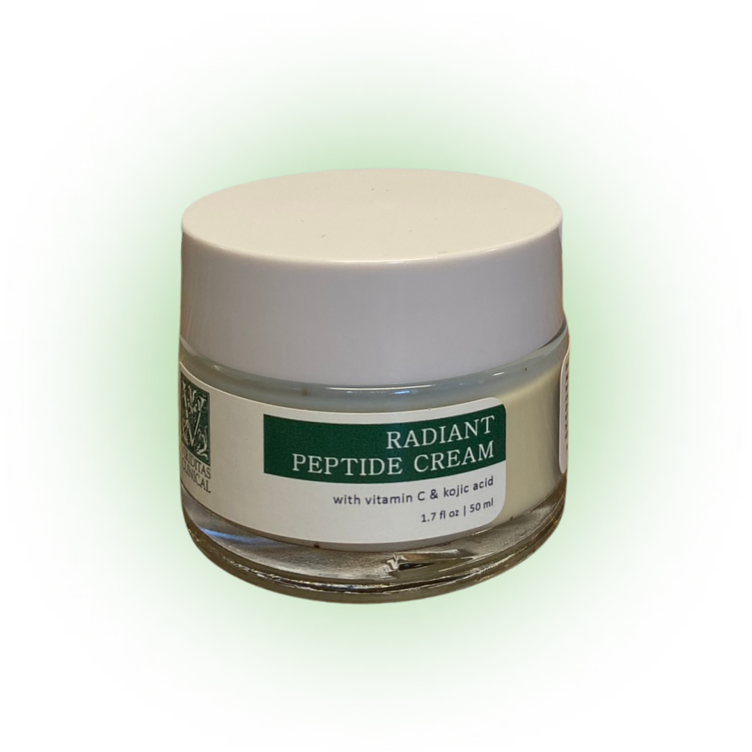 Radiant Peptide Cream with Vitamin C and Kojic Acid Viriditas Beauty