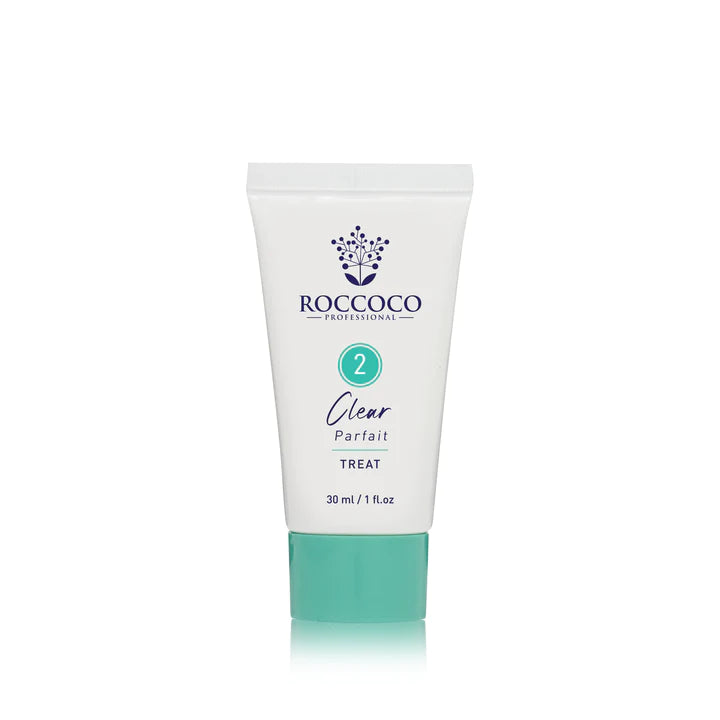Roccoco Clear Teen Acne Treatment Serum, 1 oz squeeze tube of acne serum