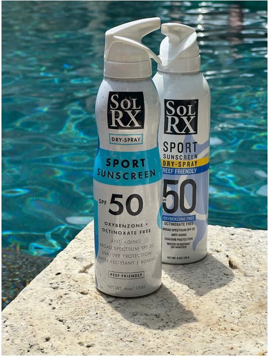 SOLRX Spray Dry SPF 50