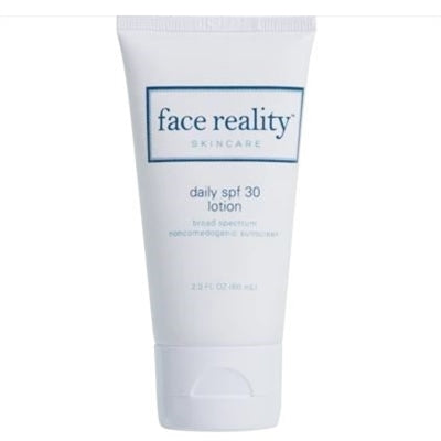 Face Reality Daily SPF lotion tube