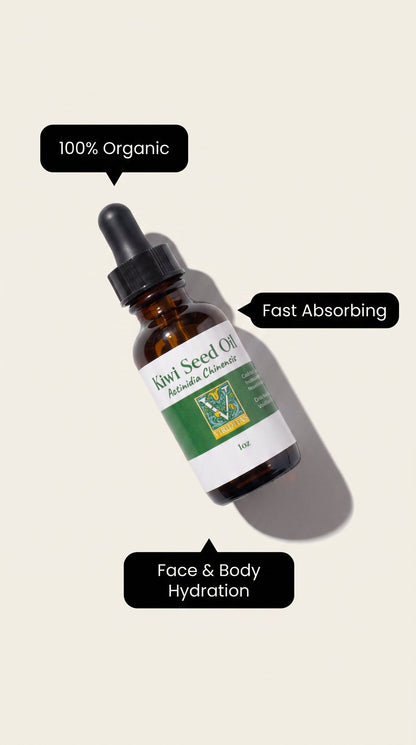 Kiwi Seed Oil 100% Organic Cold Pressed by Viriditas
