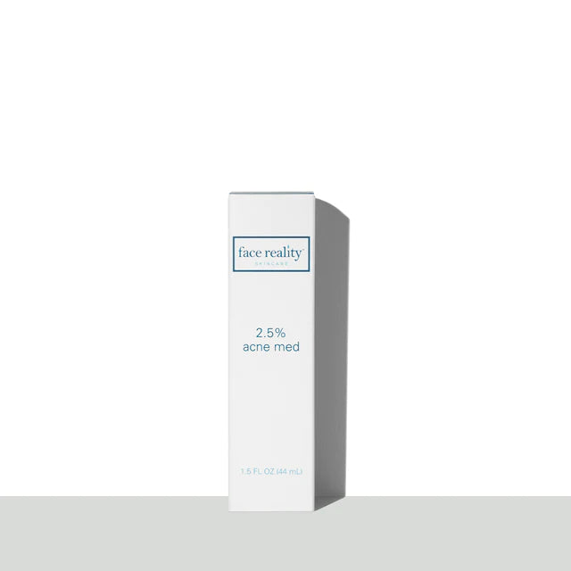 Face Reality Acne Med serum 2.5% BPO benzoyl peroxide box