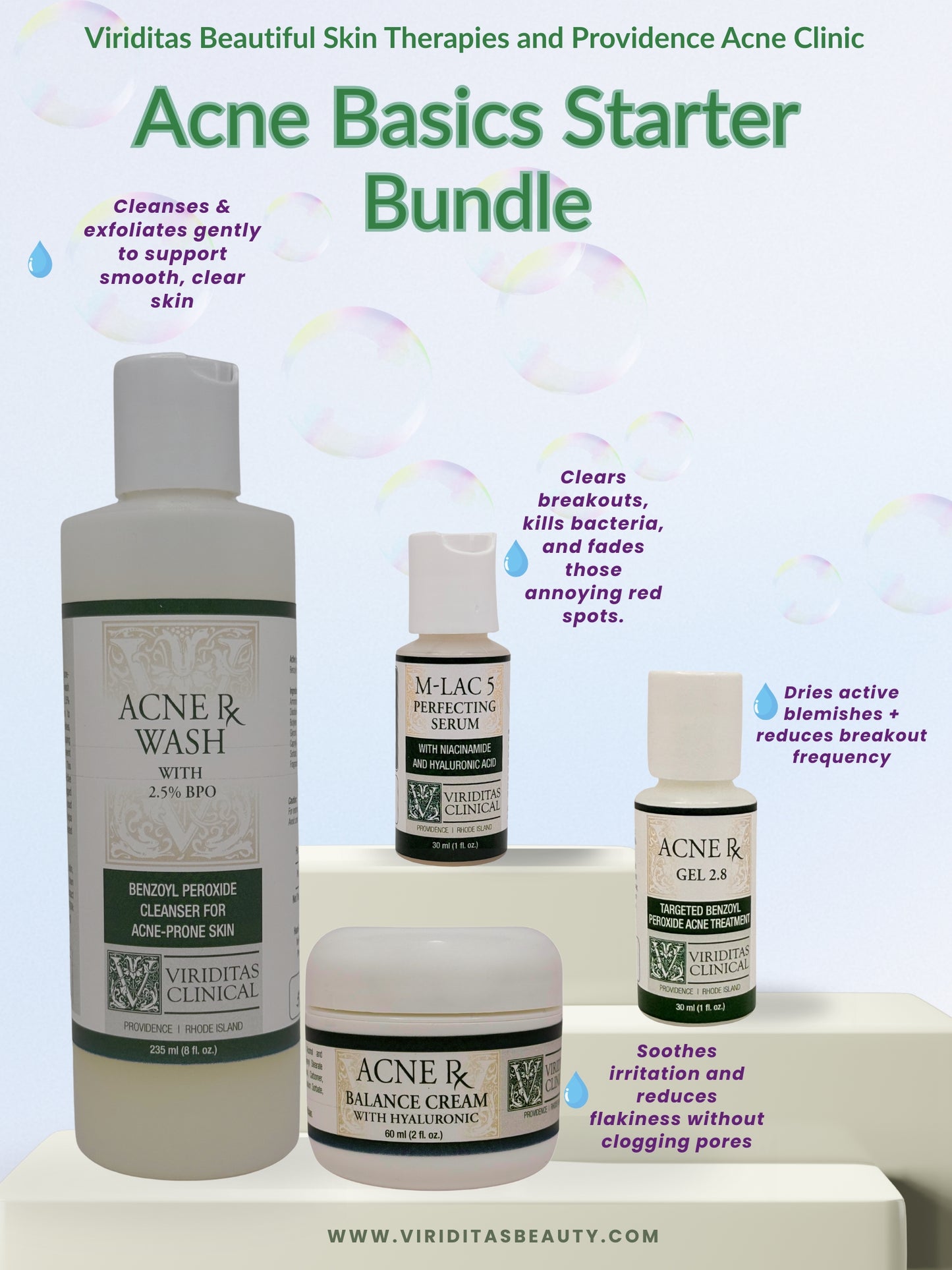 Acne Starter Set | Complete Acne Skincare Routine for Clearer Skin