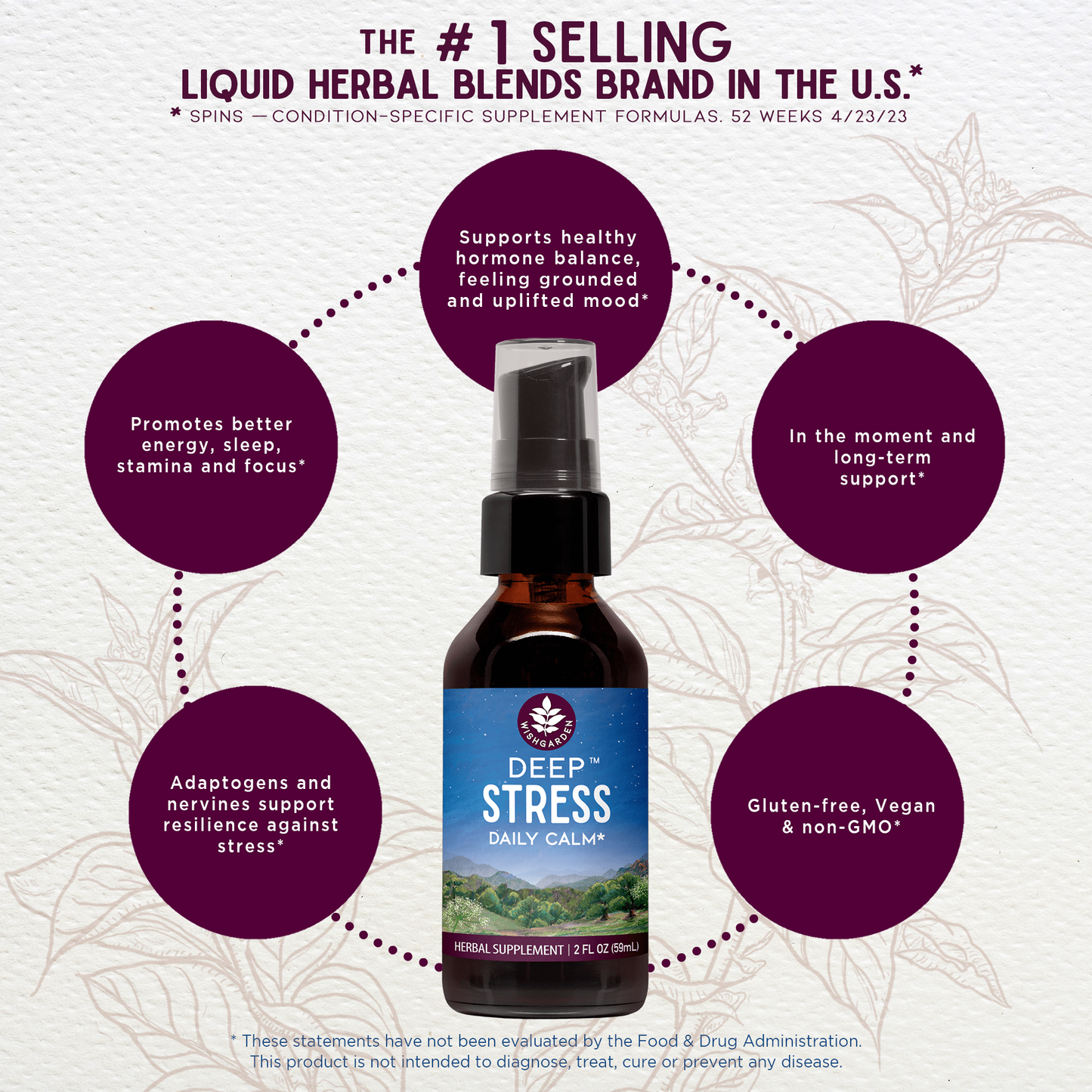 Deep Stress Daily Calm Herbal Tonic