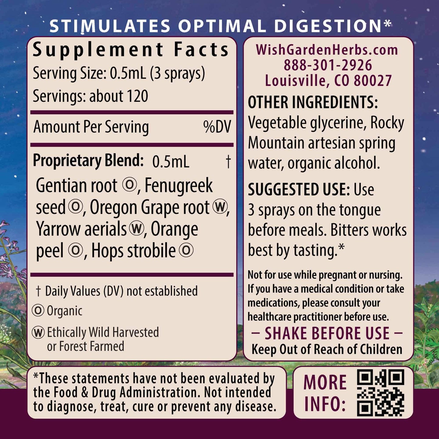 Badass Bitters Digestive Aid Herbal Tonic