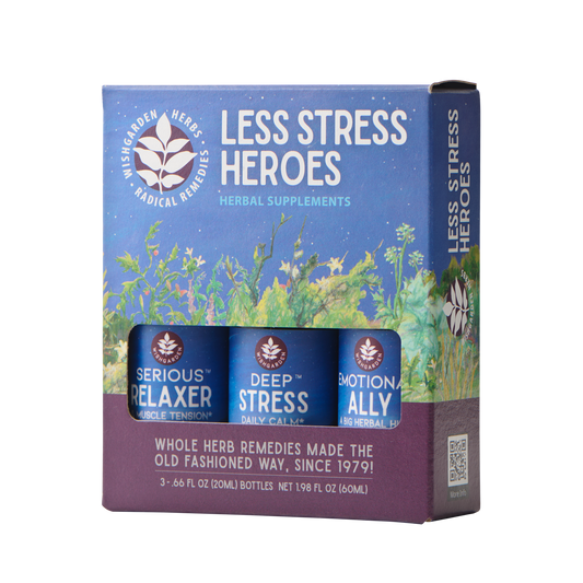 Less Stress Heroes 3-Pack Herbal Tonics