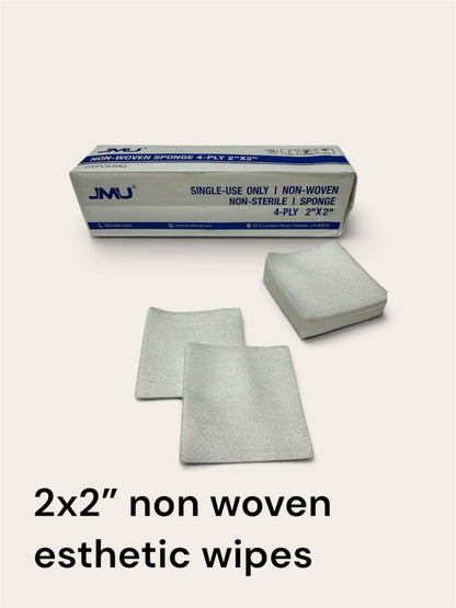 Wipes Square Nonwoven Esthetic 2x2