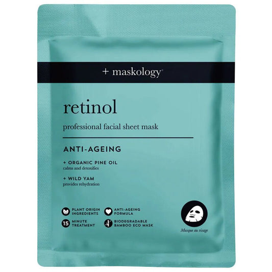 Retinol Pro Anti-Aging Mask with Organic Pine Oil and Wild Yam