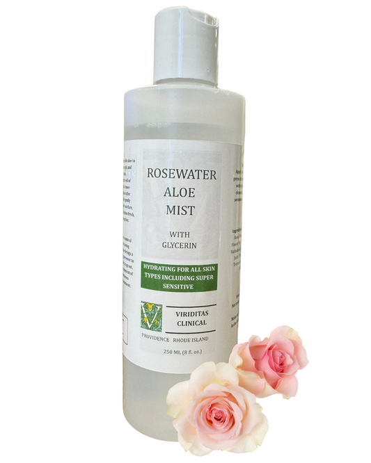 Rosewater Aloe Mist with Glycerin (Hydrating & Balancing Toner for Sensitive Skin)