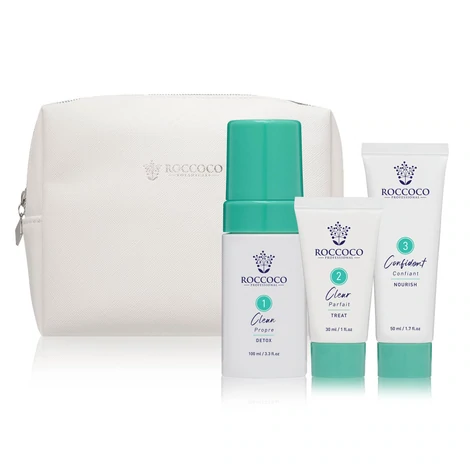 CLEAN CLEAR CONFIDENT 3-piece teen acne kit 