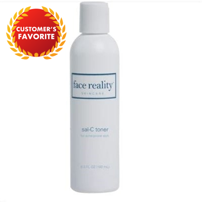 Face Reality Sal-C toner with customer favorite sticker